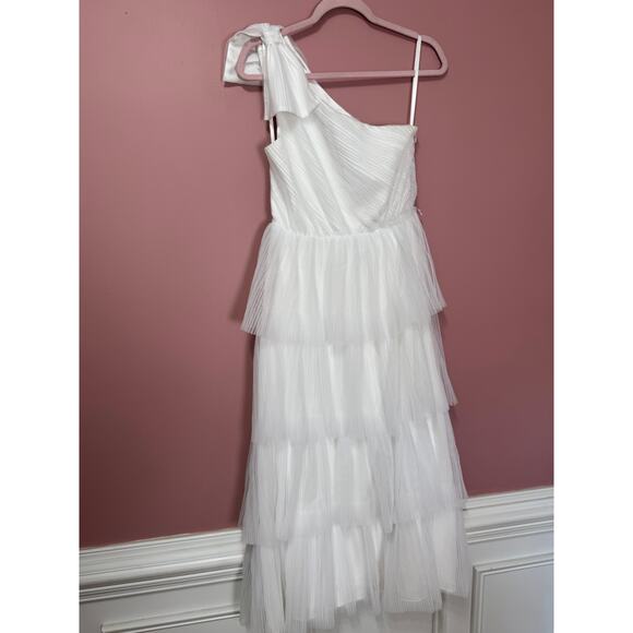 Show Me Your MuMu White One-Shoulder Maxi Dress - Picture 3 of 8